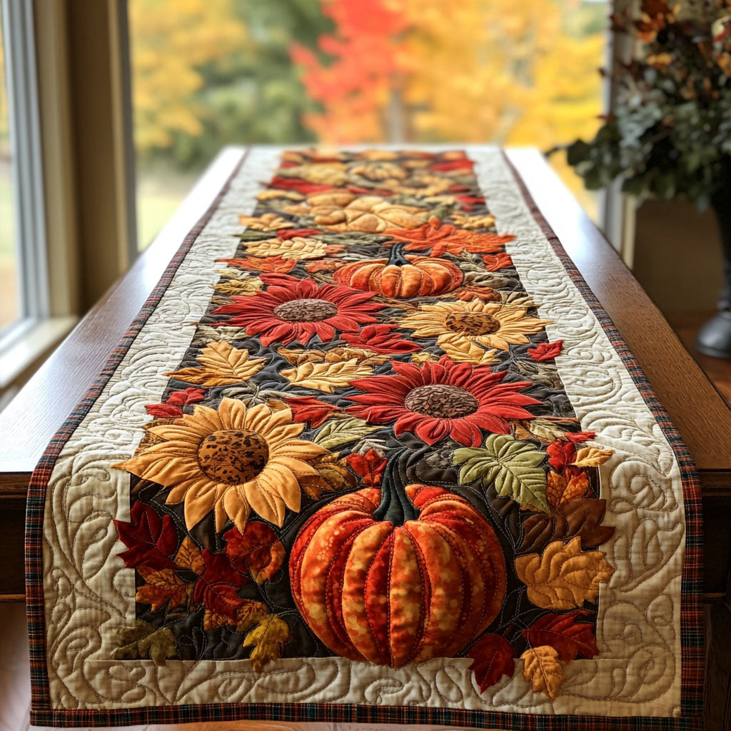 October Charm Quilted Table Runner NCU0PT1179