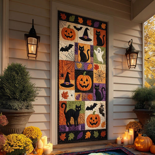 October Traditions Quilted Door Cover NCU0PT11874