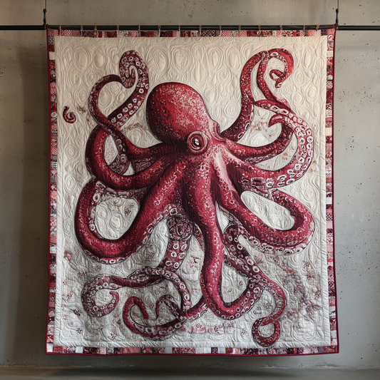 Octopus Escape Quilted Blanket NCU0DK8587
