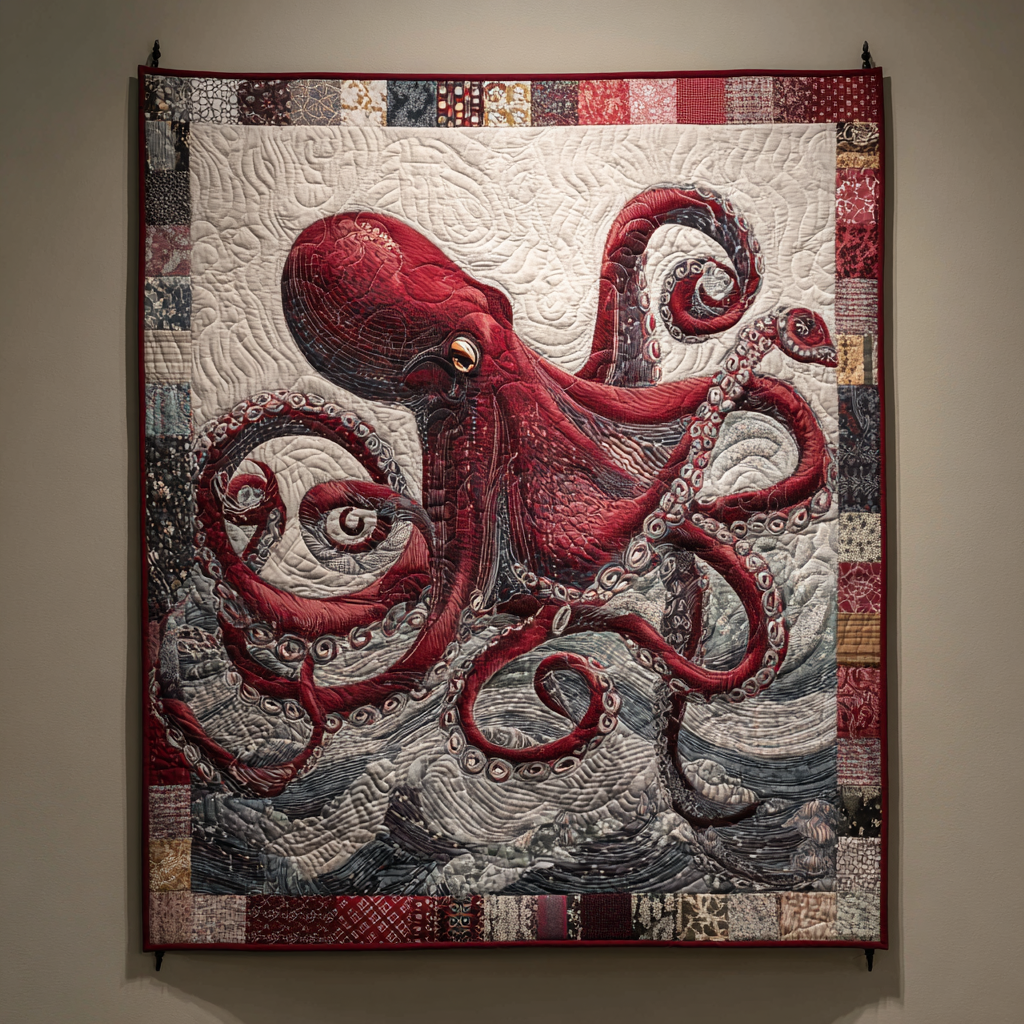 Octopus Magic Quilted Blanket NCU0DK8586