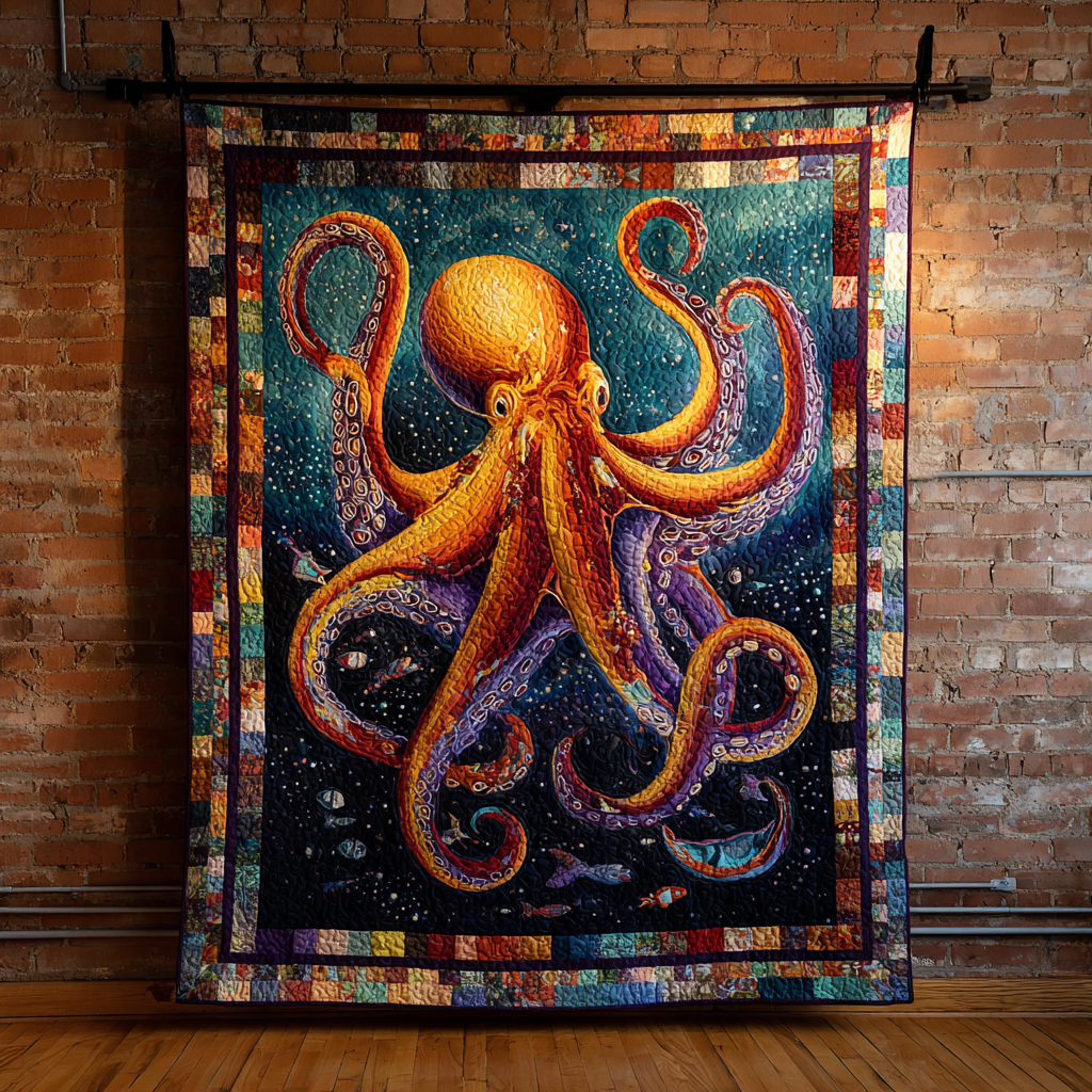 Octopus Spirit Quilted Blanket NCU0DK8583