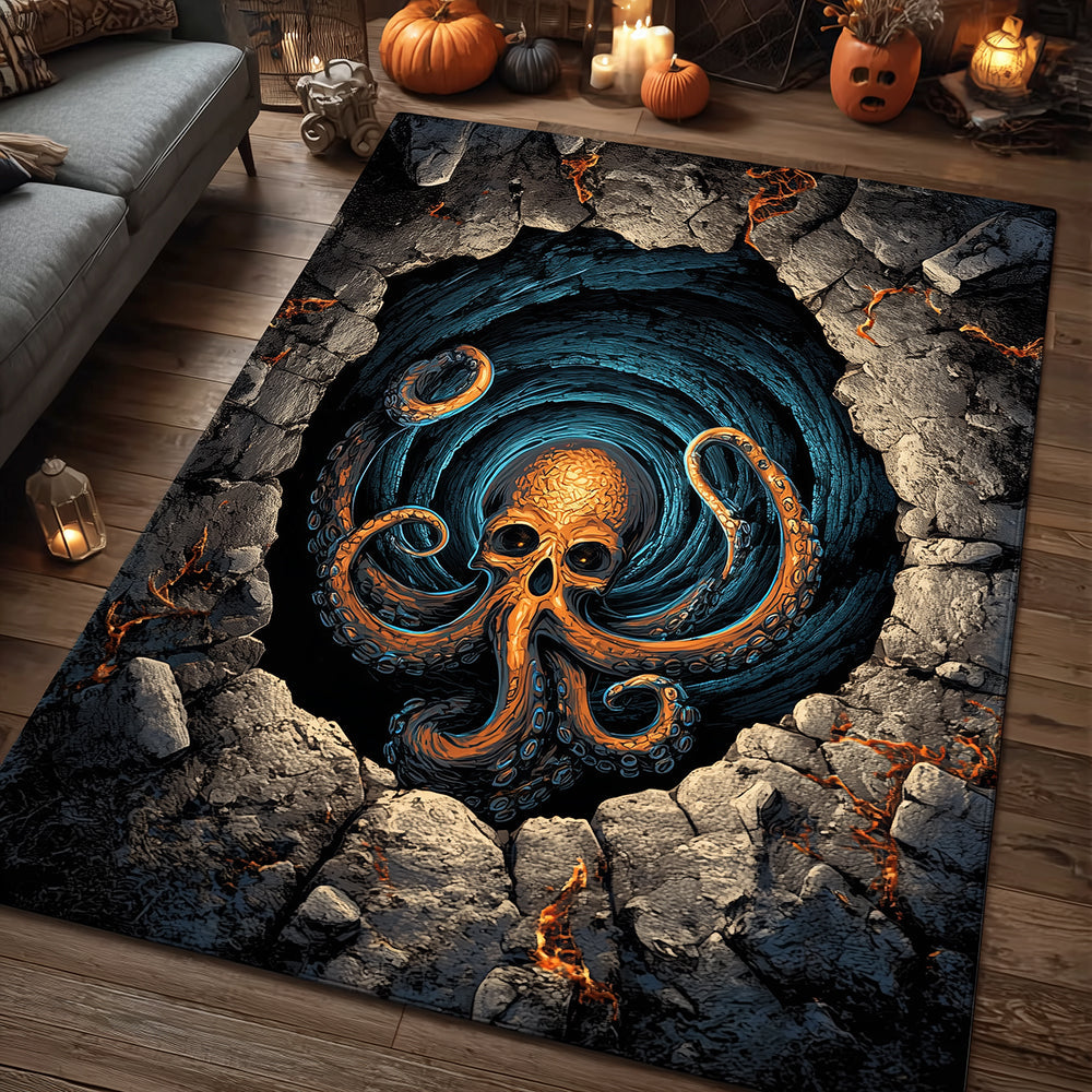 Octopus Void Spiral Area Rug NCU0TH3345