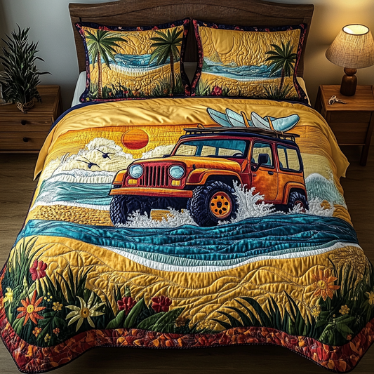 Off Trail 3-Piece Quilted Bedding Set NCU0VL2297