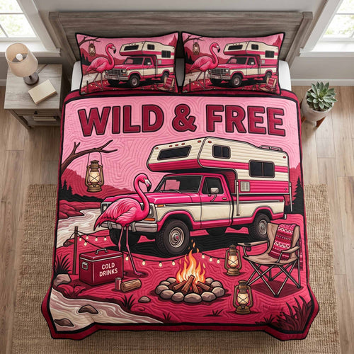 Offroad Jeep 3-Piece Quilted Bedding Set NCU0XD2809