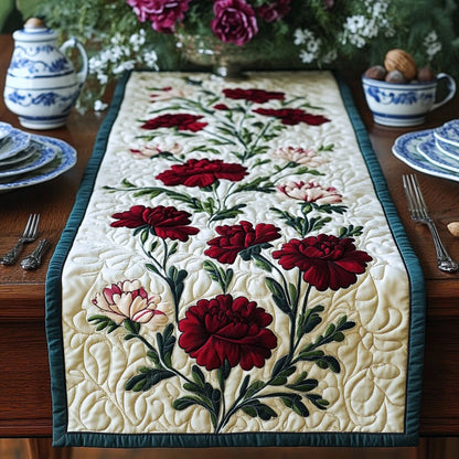 Ohio Blooming Heritage Quilted Table Runner NCU0PT6190