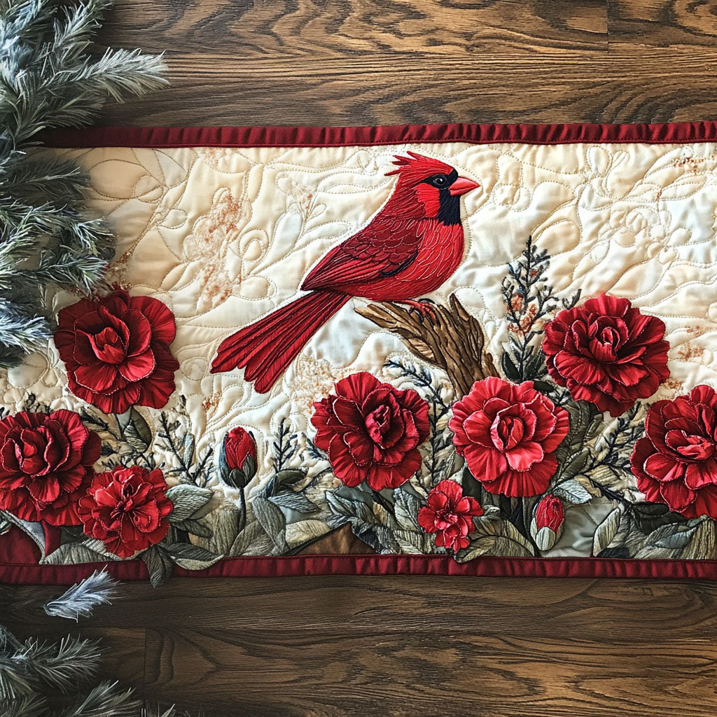 Ohio Blossoming Pride Quilted Table Runner NCU0PT6191