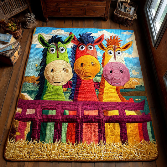 Old Fence Ponnies Area Rug NCU0PT11120