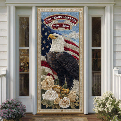 Old Glory Sunburst Quilted Door Cover NCU0PT11631