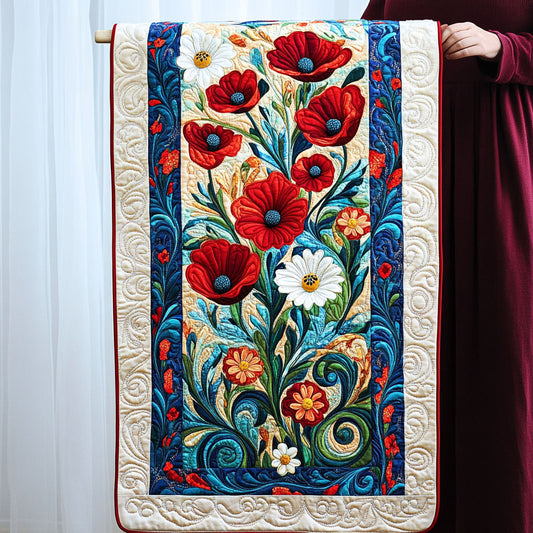 Old Glory Tribute Quilted Table Runner NCU0PT4339