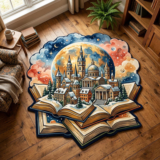 Old Manuscript Custom Shape Area Rug NCU0TD2639