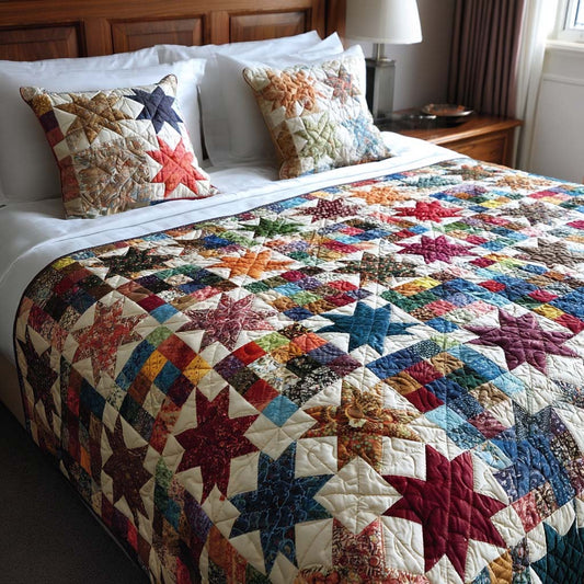Old West Star 3-Piece Quilted Bedding Set NCU0NT11425