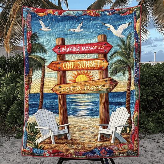 One Sunset At A Time Quilted Blanket NCU0TH2669