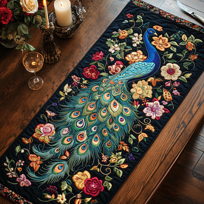 Opal Garden Quilted Table Runner NCU0VH4840