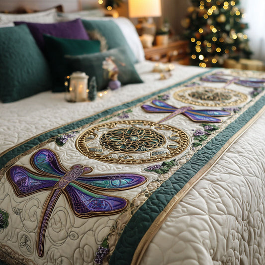 Opal Wings Quilted Bed Runner NCU0TV1227