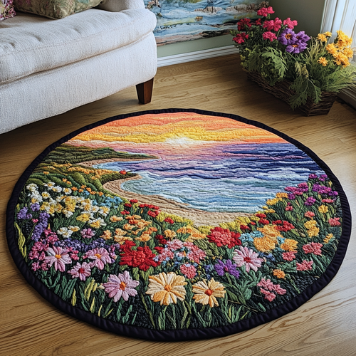Open Fields Quilted Round Mat NCU0DK7102