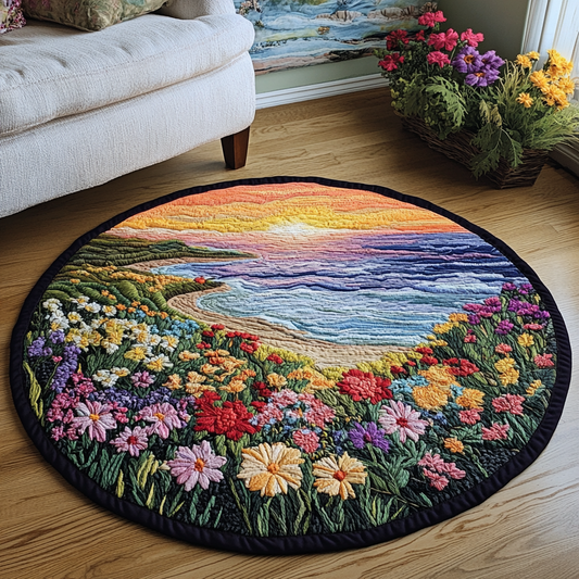Open Fields Quilted Round Mat NCU0DK7102