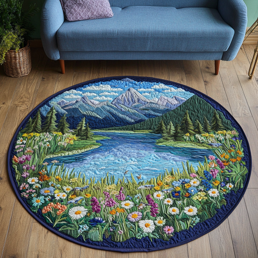 Open Horizon Quilted Round Mat NCU0DK7177