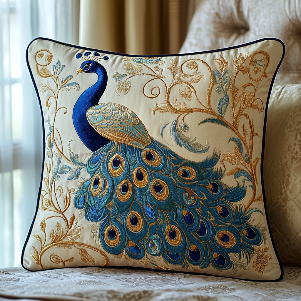 Opulent Plumage Quilted Pillow Case NCU0DV3503