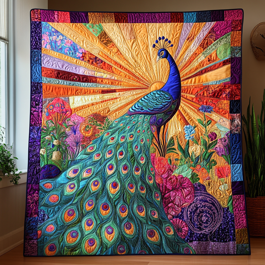 Opulent Plumage Quilted Blanket NCU0DV3371