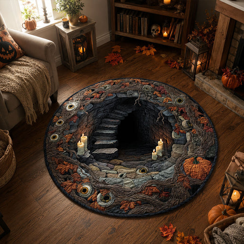 Oracle of the Hollow Quilted Round Mat NCU0PT11867