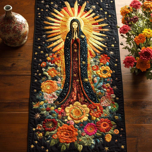 Our Lady Blessing Quilted Table Runner NCU0NT7921
