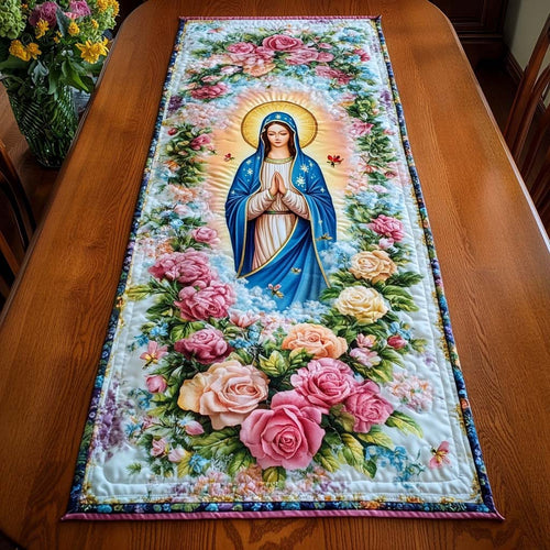 Our Lady Love Quilted Table Runner NCU0NT7804