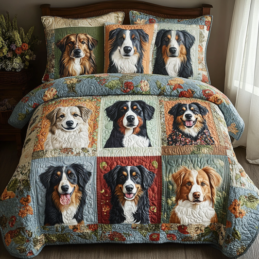 Outback Paws 3-Piece Quilted Bedding Set NCU0DV4312