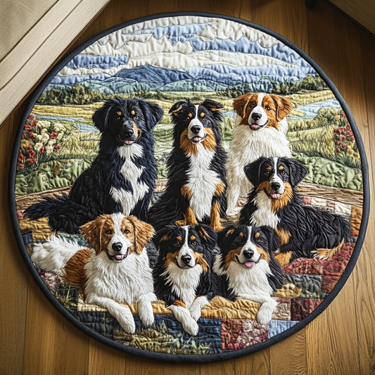 Outback Paws Quilted Round Mat NCU0DV4378