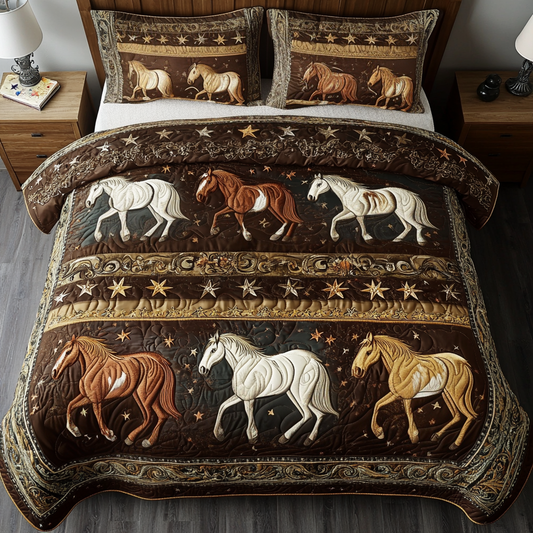 Outback Stars 3-Piece Quilted Bedding Set NCU0VH2276