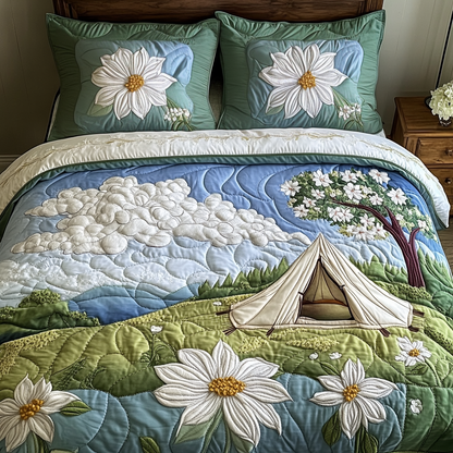 Outdoor Adventure 3-Piece Quilted Bedding Set NCU0VH4045