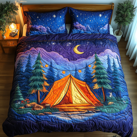 Outdoor Escape 3-Piece Quilted Bedding Set NCU0DK7076