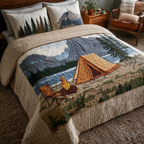 Outdoor Haven 3-Piece Quilted Bedding Set NCU0DV9683