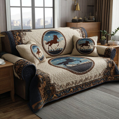 Outlaw Heart Quilted Sofa Cover NCU0PT10228