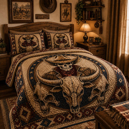 Outlaw Spirit 3-Piece Quilted Bedding Set NCU0QD050
