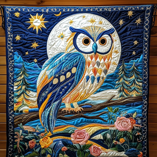 Owl Dreamscape Quilted Blanket NCU0DK8626
