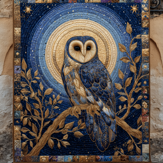 Owl Grace Quilted Blanket NCU0DK8629
