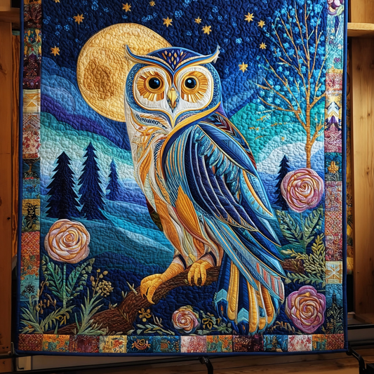Owl Haven Quilted Blanket NCU0DK8627