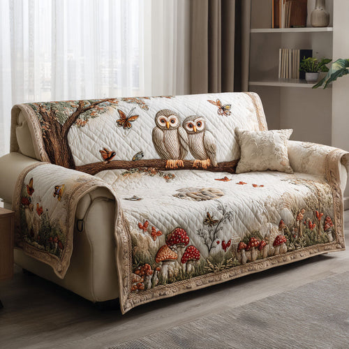Owl Lover Quilted Sofa Cover NCU0PT10945
