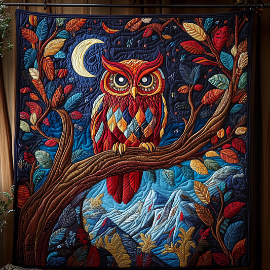 Owl Paradise Quilted Blanket NCU0DK8624