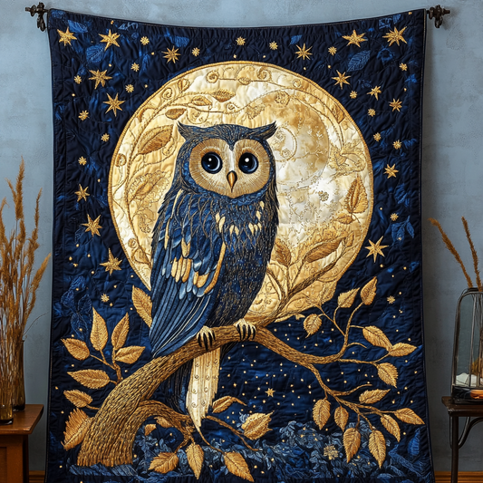 Owl Reflection Quilted Blanket NCU0DK8628