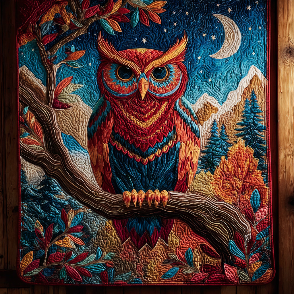 Owl Wonder Quilted Blanket NCU0DK8625