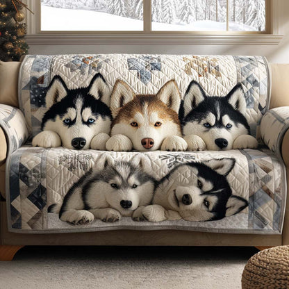 Pack of the North Quilted Sofa Cover NCU0XD1265