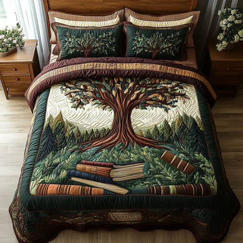 Page Forest 3-Piece Quilted Bedding Set NCU0VH5446
