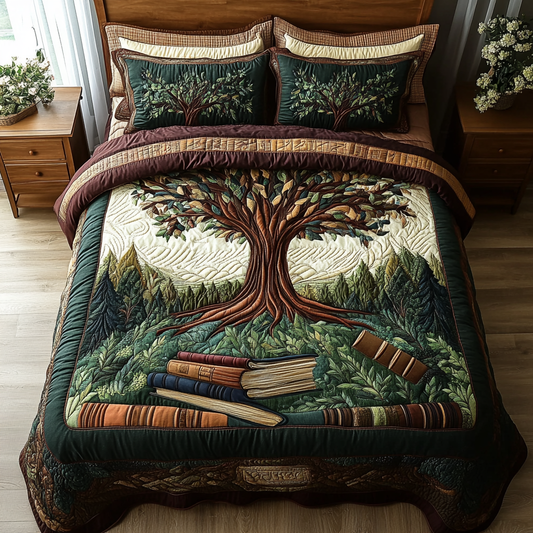Page Forest 3-Piece Quilted Bedding Set NCU0VH5446