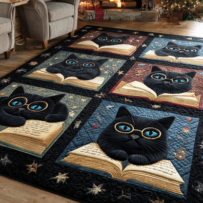 Page Turner Cat Area Rug NCU0TD2037