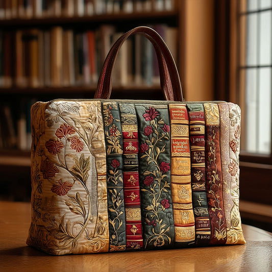 Page Turner Quilted Tote Bag NCU0PT8142
