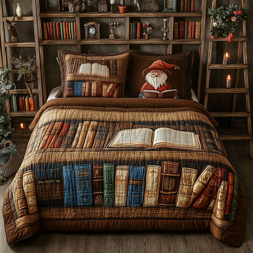 Pages and Potions 3-Piece Quilted Bedding Set NCU0PT3184