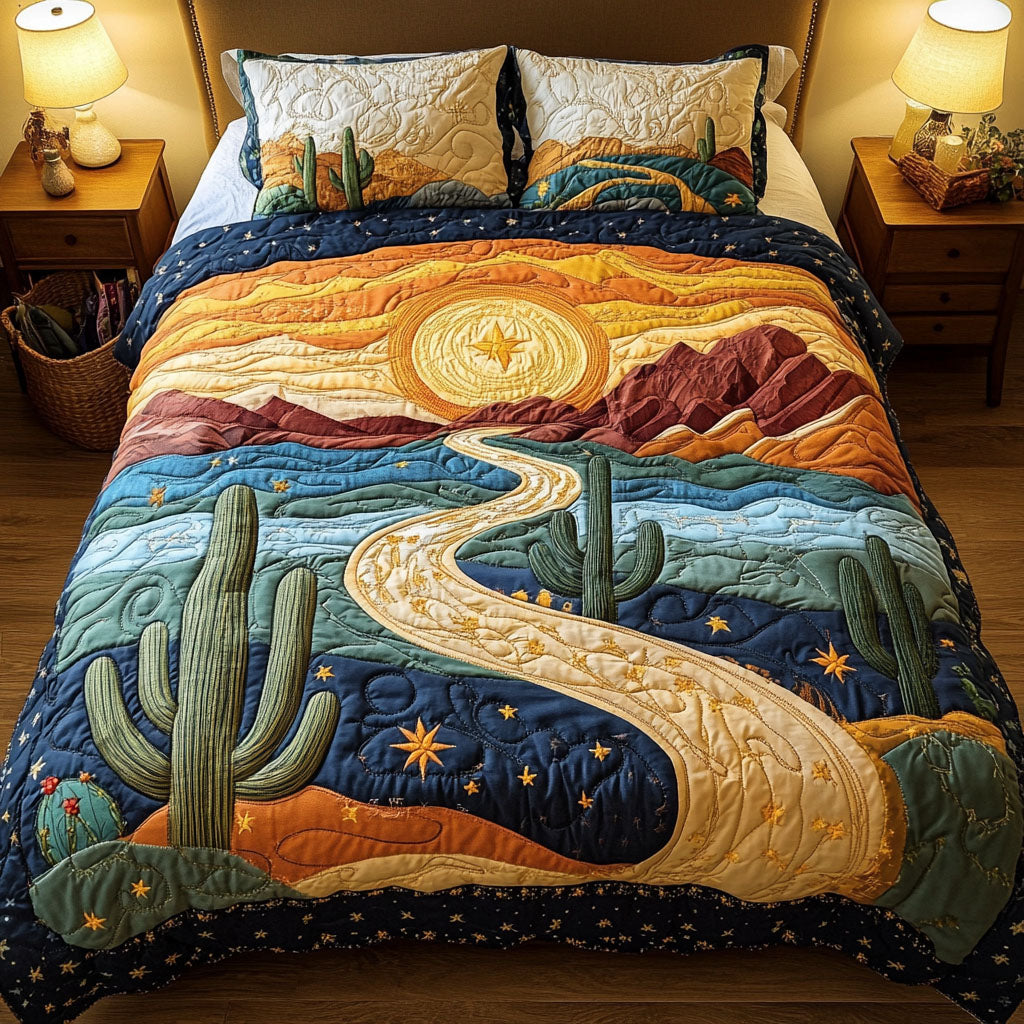 Painted Hills 3-Piece Quilted Bedding Set NCU0NT4171