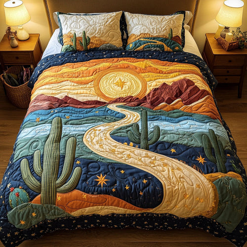 Painted Hills 3-Piece Quilted Bedding Set NCU0NT4171