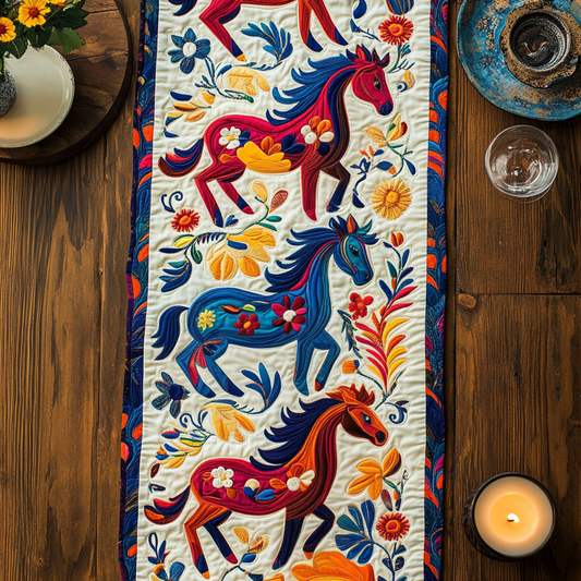 Painted Hooves Quilted Table Runner NCU0VH4931